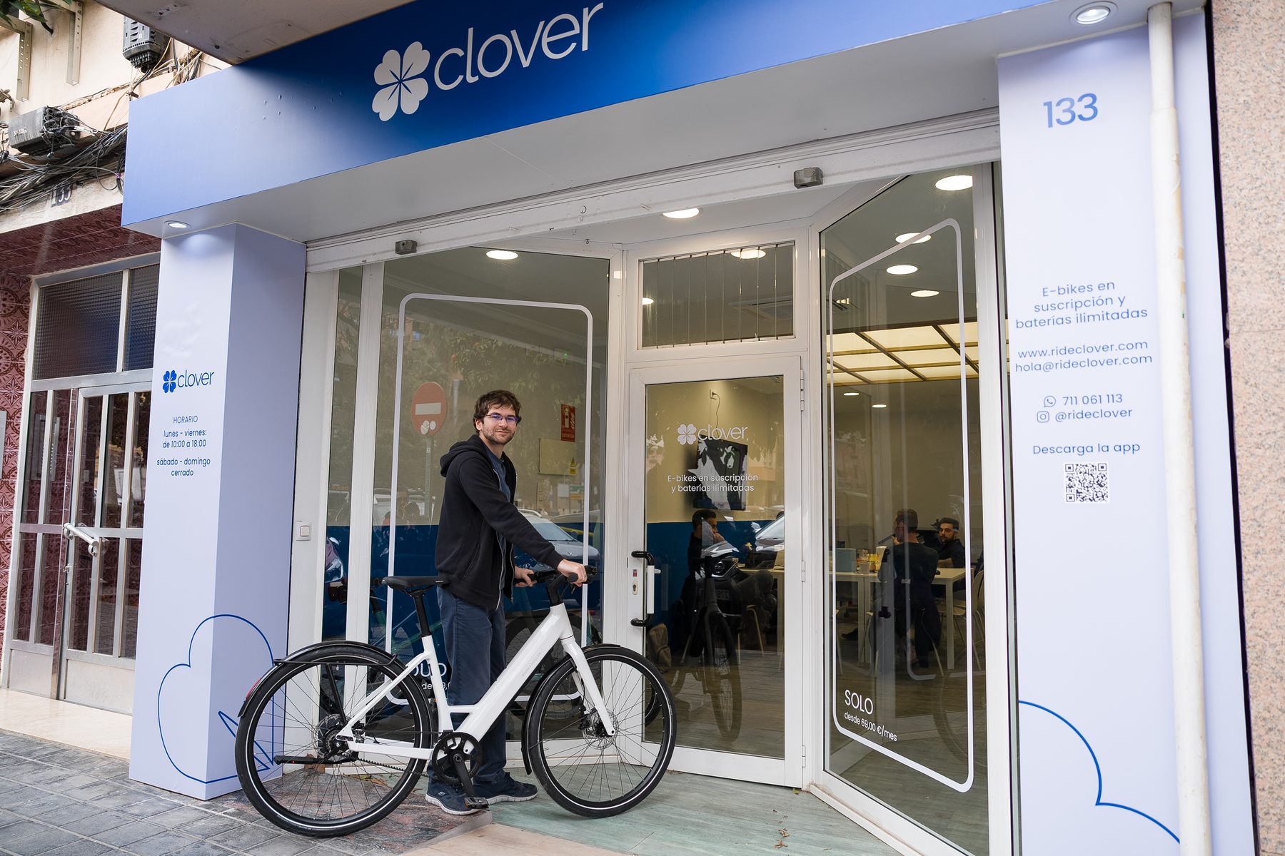 Una e-Bike de carga Clover en Valencia